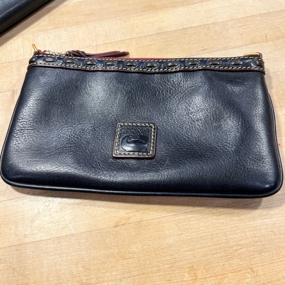 Dooney & Bourke Navy Florentine Satchel with Accessories - Picture 13 of 16